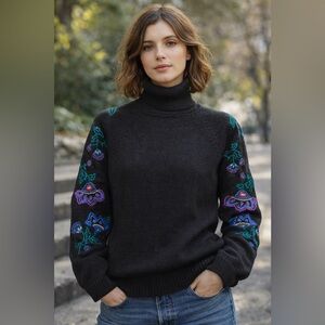 Vintage Alpenbliek brand sweater or cardigan, made from 100% pure wool